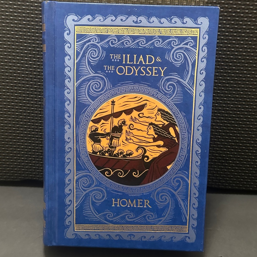 Homer The Iliad & The Odyssey Barnes & Noble Collectible Leatherbound Edition